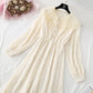 Women's chiffon dress with French retro super fairy skirt  2374