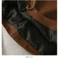 High waist slim wrap hip small leather skirt irregular solid color versatile skirt  2670