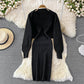 Robe portefeuille sexy à bretelles dos nu et élastique à la mode 3388