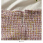 Hong Kong style retro Plaid tweed nail bead high waist hip wrap skirt female  2539