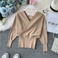 Kurz geschnittener Pullover mit schmaler Taille 1628