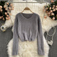 Vielseitiger Kurzpullover aus Mohair 1615