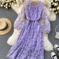 Cute A line letter dress long sleeve dress two pieces sets  1316