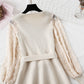 Small fragrance skirt, children's French retro, slim waist  2164