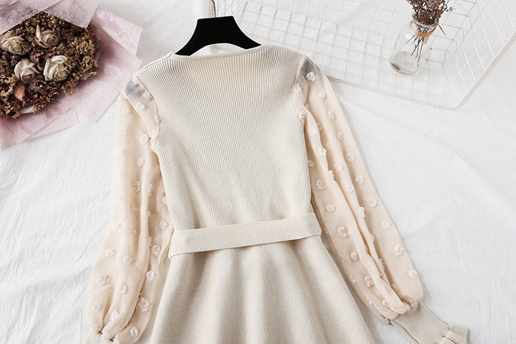 Small fragrance skirt, children's French retro, slim waist  2164