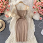 Knitted suspender fashion tight and thin Hip Wrap Dress  2823