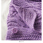 Jacquard-Pullover Damen lockerer und dünner einfarbiger Pullover 1741