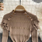 Sinn für Design: Schmaler Pullover im französischen Auslandsstil 1616