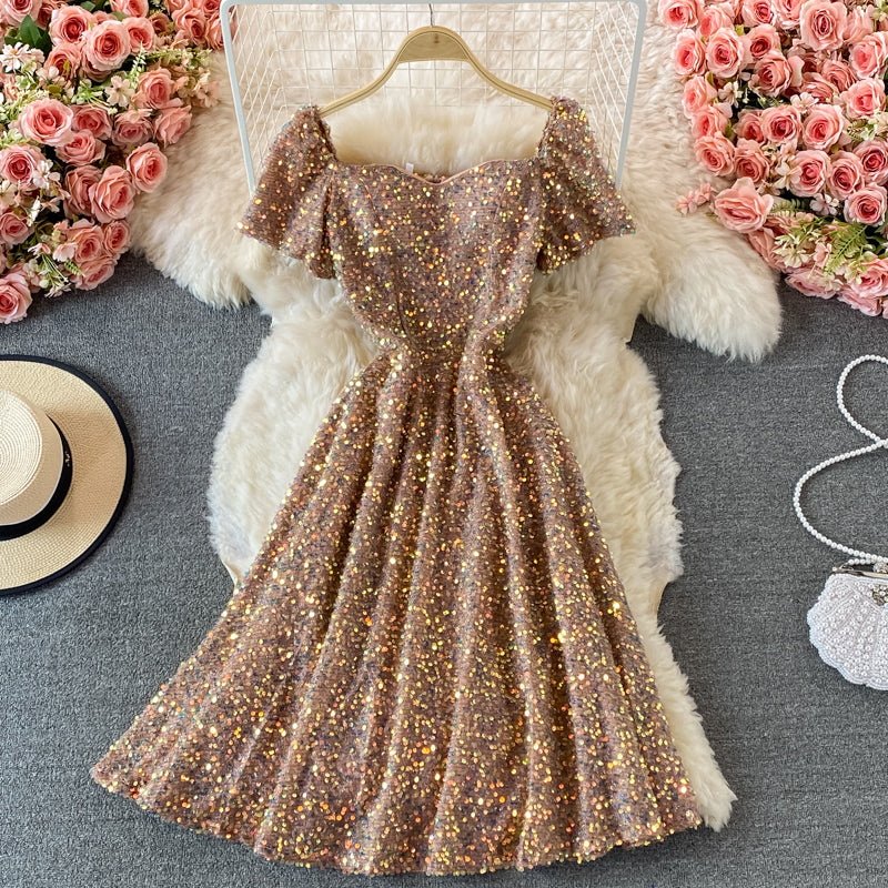 Light luxury high-end dress sequins  2899