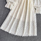 Lace lady style gentle temperament fairy skirt  3394