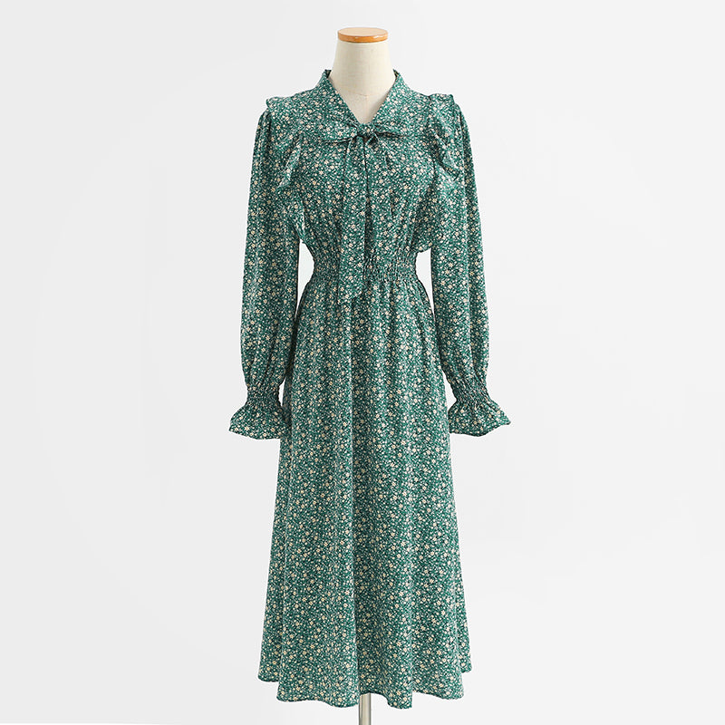 New dress gentle wind floral skirt  2183