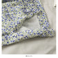 Mittellanger Retro-Rock mit hoher Taille und schmaler Brust und Blumenmuster 2575