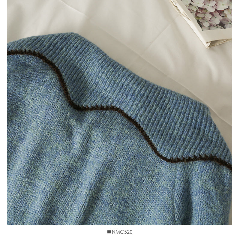 Vielseitiger neuer schlanker kurzer Cardigan für Damen 1754