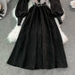 Rundhals-Cord-Strickkleid 3021