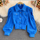 Slim single breasted cardigan coat  1653