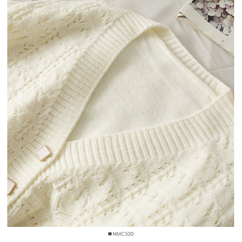 Knitwear women's new V-neck loose long sleeve sweater  1925