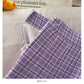 Small fresh Plaid pleated skirt women's sweet college style  2633