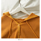 Drawstring hooded slim Sweater Jacket Women  1791