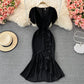 Elegant v neck fishtail dress fashion dress  1326