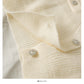 Manteau pull à manches longues et col en V à trois boutons, petit et polyvalent 1733