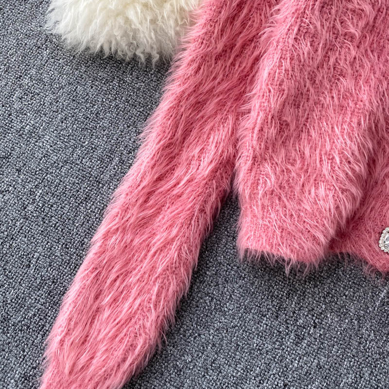 Sanfter und fauler Stil neuer Mohair-Strick 1605