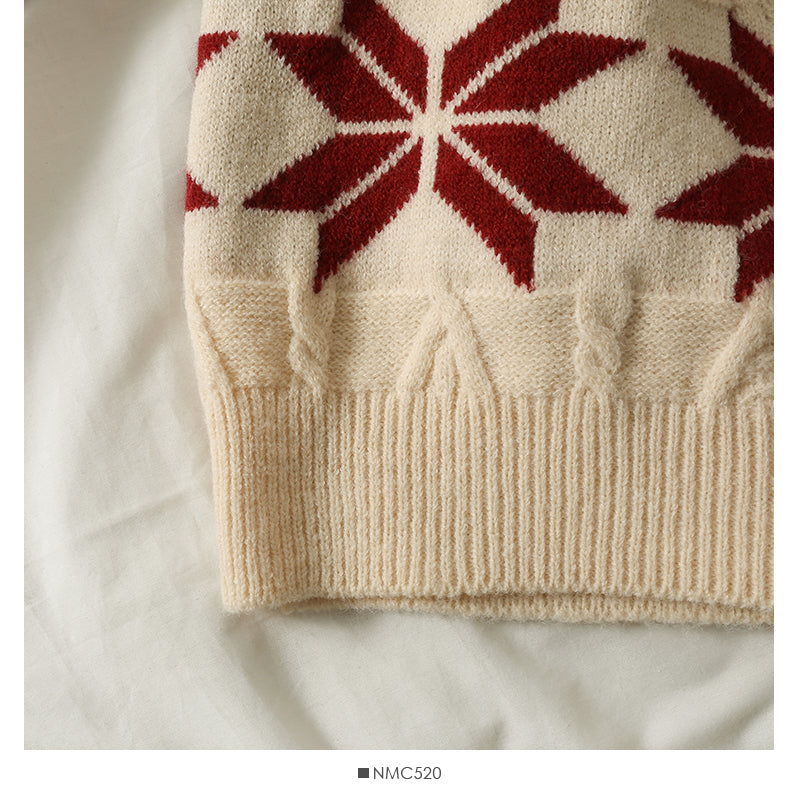 Cute round neck long sleeve sweater  1482