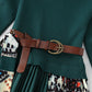 Knitted dress new women's autumn and winter French Retro  2134
