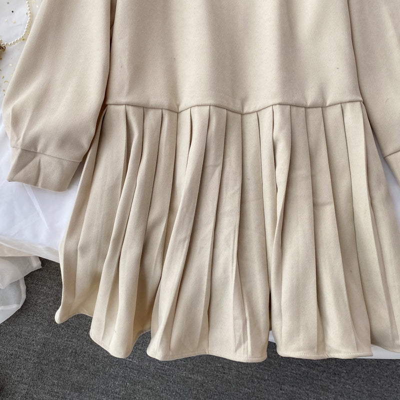 Loose belly covering pleated skirt age reducing doll skirt  3092
