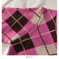 Einreihiger Pullover mit V-Ausschnitt und Rautenmuster für Damen 1778