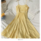 French minority women with slim waist, beautiful back and high waist suspender skirt  2703