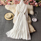 Chiffonkleid mit weitem Rock 3028