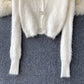 Sanfter und fauler Stil neuer Mohair-Strick 1605