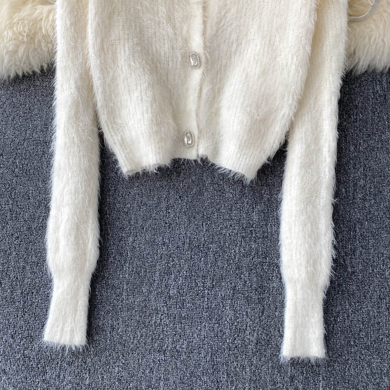 Sanfter und fauler Stil neuer Mohair-Strick 1605