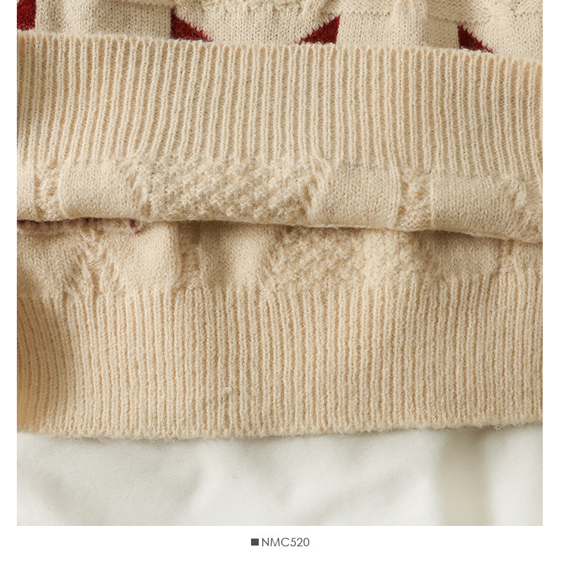 Cute round neck long sleeve sweater  1482