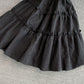 Vintage Aging Kleid mit Fliegenärmeln 3347