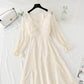 New women's dress with waist closed to show thin temperament French mesh super fairy fishtail  2130
