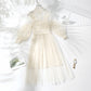 French retro skirt autumn mesh suspender skirt set  2132