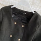 High waist short coat versatile long sleeve blouse women  1651