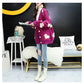 Languid lazy wind sweater , loose sweater of spring and autumn, lovely sheep embroidery cardigan  1459