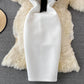 Light luxury celebrity dress open back suspender skirt large bow slim fit  2730