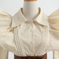 Design sense fashion temperament thin long sleeve shirt skirt  2133