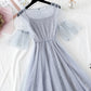 Cute two-piece set short dress summer dress  1298