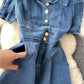 Fashionable denim dress  1292