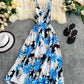 Cute summer dress floral dress  1294