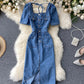 Fashionable denim dress  1291