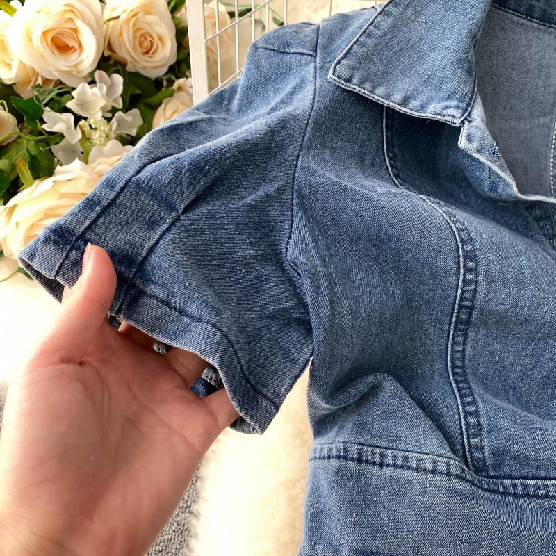 Fashionable denim dress  1292
