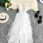 Spaghetti Straps Ruffle Midi Dress  1289