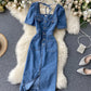Fashionable denim dress  1291