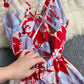 Cute summer dress floral dress  1294