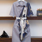 Stylish stitching dress summer dress  1279